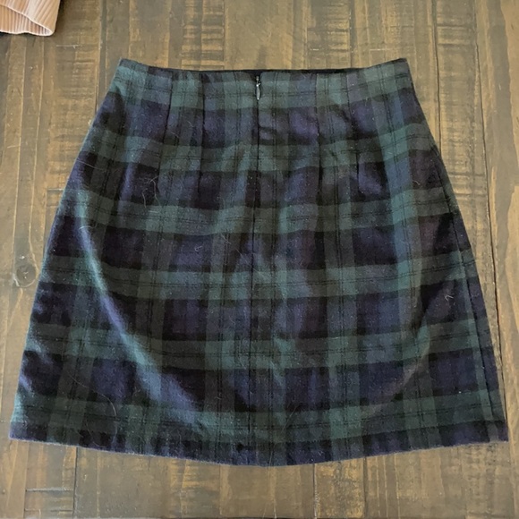 brandy melville (john galt) dark green and blue skirt - Picture 2 of 4